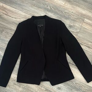 Banana republic black drape blazer size 4
